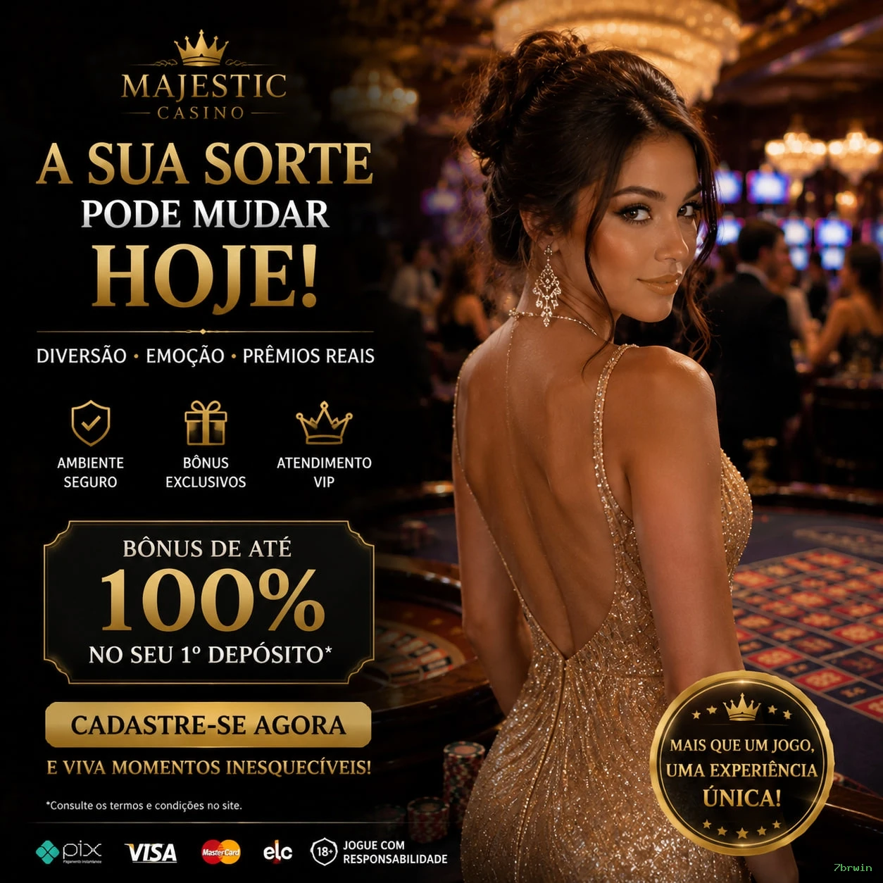 Plataforma 7brwin - cassino e apostas